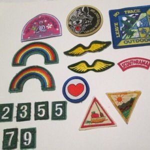 Bundle Lot 17 Official Collectible Vintage GS Girl Scout & BSA Boy Scout Patches